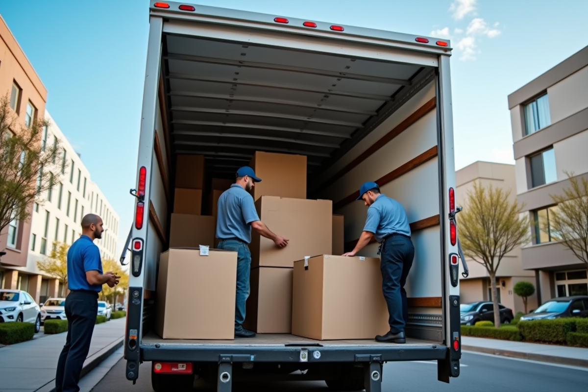 camion déménagement